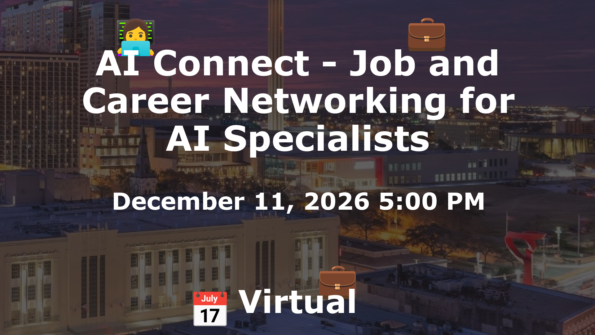 AI Connect - Job and Career Networking for AI Specialists event image